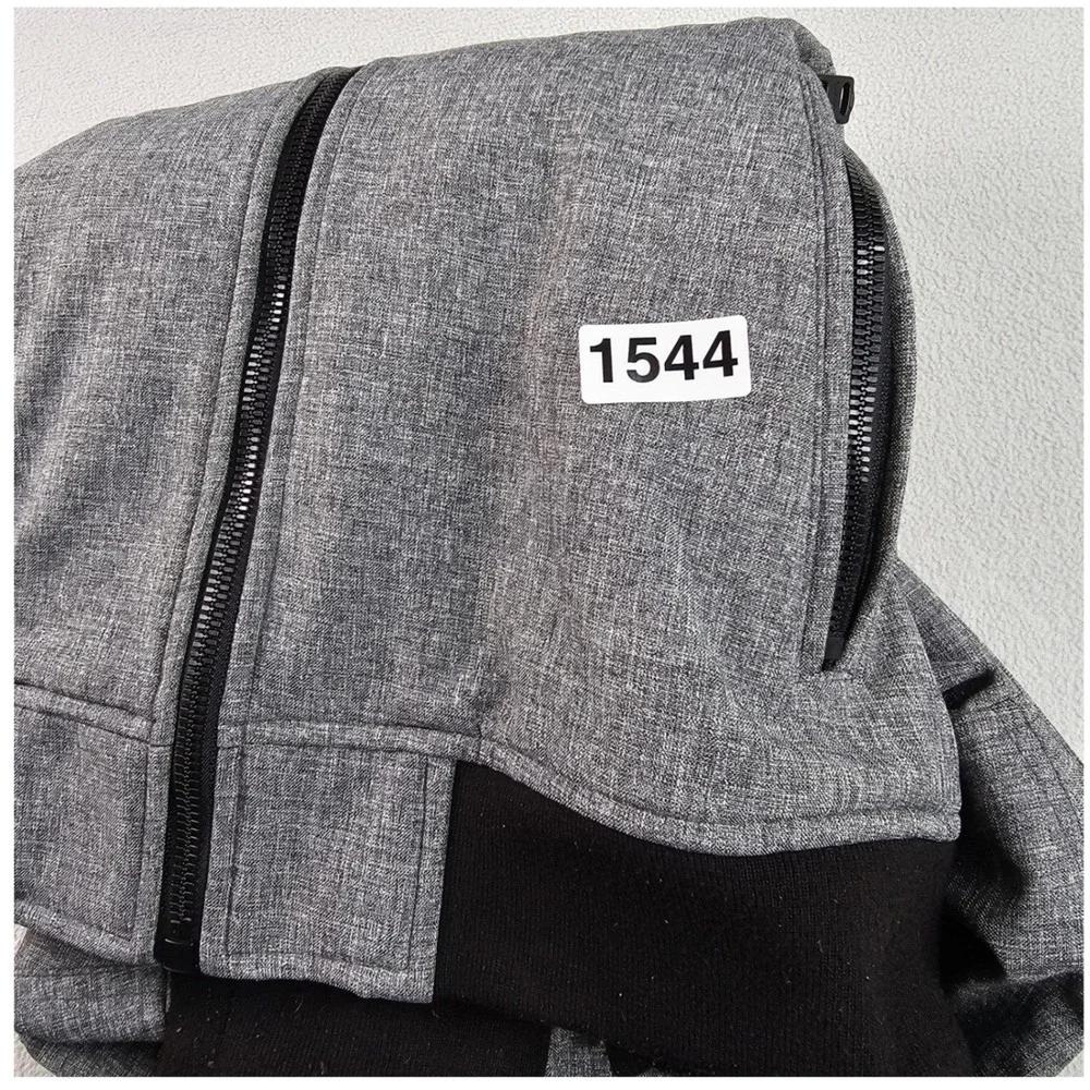 Levi's Men's‎ Hooded Jacket Gray Full Zip Polyester Casual Lightweight Outerwear